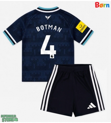Newcastle United Sven Botman #4 Replika Babytøj Udebanesæt Børn 2026-27 Kortærmet (+ Korte bukser)